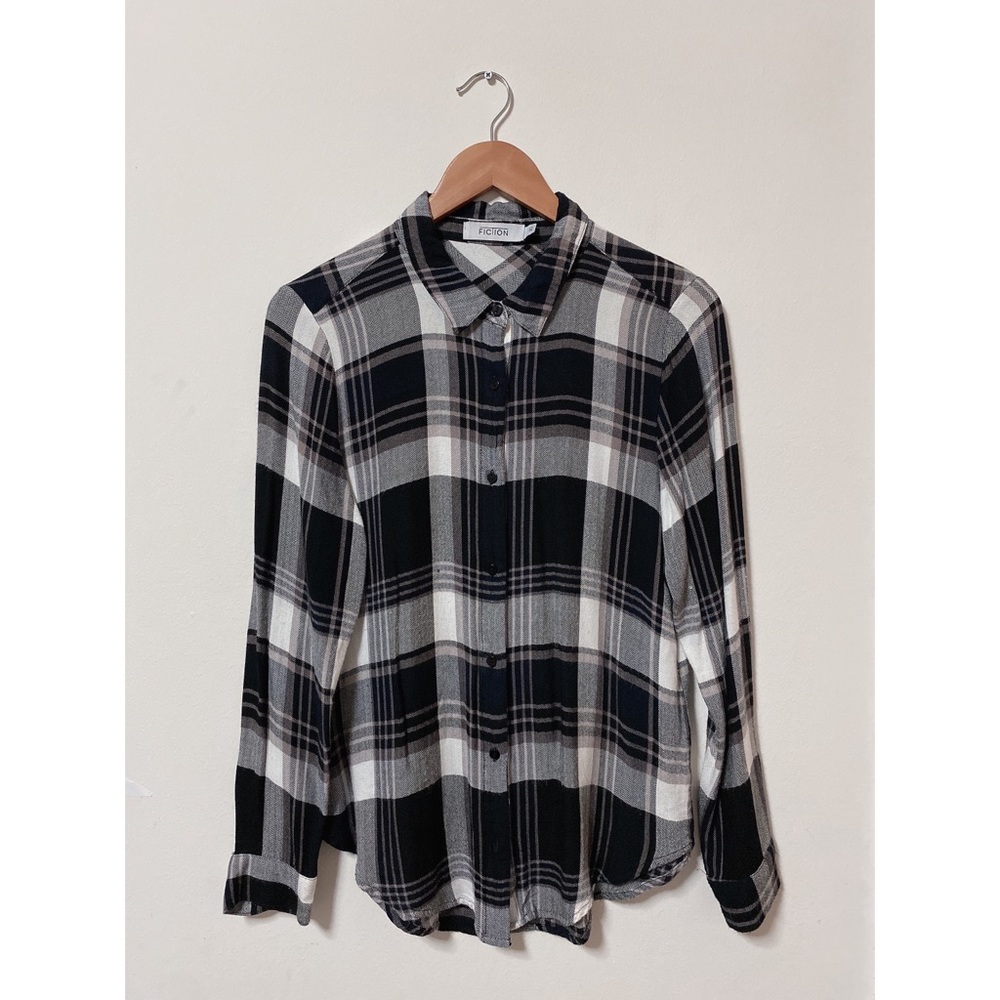 FICTION Button-Down Blouse / Flannel